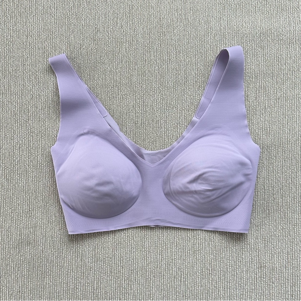 Uniqlo Airism Lavender Seamless Wireless Bra